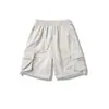 Pantalones Cortos Cargo de Bolsillo Grande Estilo Japonés para Hombre Verano Sueltos Casuales Funcionales para Exteriores de Secado Rápido de Cinco Puntos Ropa para Hombre