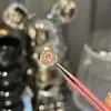 Pendientes de Acero de Titanio con Diamante Corte Milenio de 8mm, Destello Explosivo, Lavables, Sin Molestias al Dormir, Moda con Temperamento, Más Fáciles de Combinar con Clavos de Hélice Auricular
