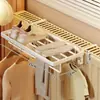 Estante para Radiador de Calefacción, Perchero Especial para Tuberías de Calefacción, Estante Ajustable para Ropa de Dormitorio para Guardar y Secar Ropa, Zapatos y Calcetines