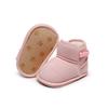 Sapatos de Bebê Outono e Inverno Forrados com Lã Solado Macio Espessos Sapatos de Criança Sapatos de Bebê Botas de Neve Quentes Antiderrapantes