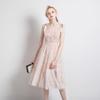 Vestido de Encaje con Escote en V Profundo y Tirantes Finos 2026 Nuevo Diseño de Verano Vestido de Noche Elegante para Mujeres Menudas con un Ambiente de Hada