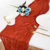 Mantel de Gasa Suave Retorcida Más Vendido Transfronterizo, Caminos de Mesa de Gasa de Bali Arrugado de Lujo Ligero de Alta Resistencia, Decoración para Bodas y Fiestas