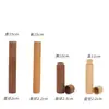 Tubo de Incienso de Rosca, Caja de Tubo de Incienso de Madera de Haya, Tubo de Paja de Madera Portátil, Tubo para Palillos, Tubo de Paja de Bambú, Tubo de Nogal