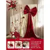 Set de Decoración para Habitación de Boda Estilo Coreano para la Novia, Incluye Cortinas para el Novio, Adecuado para Sala de Estar y Dormitorio, Bata de Mañana, Fondo para Fotos y Pared de Fondo con Palabra Feliz