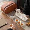 Juego de Té de Viaje Portátil Juego de Té Kung Fu Venta al por Mayor Taza Rápida para Exterior Logotipo Personalizado de Empresa Regalo de Vacaciones