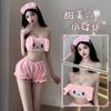 Pijama de perro Yugui, linda chica japonesa suave, lencería sexy, traje de pasión caliente, generación de cabello 2456