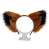 Diademas de Peluche Orejas de Gato Hechas para Cruce de Fronteras, Disfraces de Fiesta, Accesorios para Actuaciones, Accesorios para el Cabello de Orejas de Zorro para Halloween