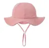 Chapéu de Sol para Bebê Chapéu de Praia para Menina de Primeira Infância Chapéu de Verão Ajustável para Exterior Proteção Solar para Bebê Chapéu de Sol Chapéu de Sol para Pesca de Bebê