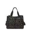 Bolsa Casual Estilo Leopardo em Lona para Mulheres 2026 Nova Moda Grande Capacidade Tote Ombro Transversal Bolsa de Maternidade