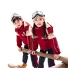 Roupas de Jardim de Infância Outono e Inverno Roupas de Classe Infantil Hanfu Roupas de Corrida Conjunto de Três Peças Conjunto de Cinco Peças Uniforme Escolar do Ensino Fundamental