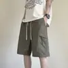 Pantalones cortos de paracaidista de secado rápido para hombre, pantalones deportivos de verano tejidos de estilo americano, modernos, transpirables y frescos, de longitud media