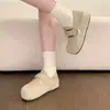 Sapatos Birkenstock com Sola Grossa, Aumentadores de Altura, Cobertura Total, Femininos, Lançamento Outono 2026, Mocassins Slip-on, Sapatos de Uma Sola de Duas Vias, Sapatos para Dirigir