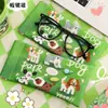 Linda Bolsa Portátil para Gafas Hello Kitty Almacenamiento Caja Automática para Gafas de Sol para Mujer Bolsa Protectora para Gafas de Sol