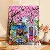 Casa de Flores junto al Mar Pintura al Óleo Digital DIY 2026 Nueva Pintura Acrílica Relleno Manual para Colorear Pintura Decorativa Sanadora