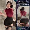Lingerie Sexy Desejo Puro Saia de Quadril de Secretária Uniforme de Aeromoça Noite Apaixonada Traje Sem Tirar Qqny Sistema de Abstinência Tamanho Grande