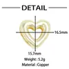 Venta Caliente Transfronteriza Nuevo Colgante de Burbuja Brillante Letra P del Alfabeto Inglés Cobre Chapado en Oro Collar Simple Popular Accesorios para la Mano