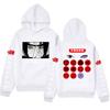 Sudadera de Naruto para Hombre Sudadera con Capucha del Clan Uchiha Chaqueta Cálida de Forro Polar para Otoño e Invierno Casual Holgada