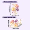 Pegatinas de Pared Florales Rosa Románticas de Comercio Exterior para Sala de Estar, Dormitorio, Entrada, Dormitorio, Decoración del Hogar, Venta al por Mayor Transfronteriza