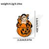 Lindo Dibujo Animado Divertido Winnie the Pooh y Tigger Insignia de Metal Accesorios Halloween Estilo Calabaza Broche