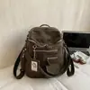 2025 Nueva Mochila de Gran Capacidad, Moderna, Versátil, con Múltiples Bolsillos, Mochila Estudiantil Retro, Mochila de Viaje