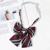Camisa de Color Estilo Preppy, Accesorios para Uniforme Escolar, Pajarita de Raíz de Pluma, Uniforme JK Femenino, Traje de Marinero Puro, Decoración de Lazo, Moderno