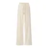 Pantalones de Moda Holgados Adelgazantes con Cordón de Ajuste de Pierna Ancha Dulces de Cintura Baja Casuales Versátiles Largos para Mujer