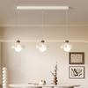 Lámpara de Araña de Restaurante Estilo Crema Francesa, Estilo Antiguo, Personalidad Creativa Nórdica, Moderna Simple Mesa de Comedor Bar Lámpara de Araña de Pétalos