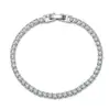 Pulsera de Diamantes Completos de Fila Única de Zirconia Transfronteriza en Vivo Estilo Ins Fresca Pulsera de Diamante Colorida Pulsera de Estrella Completa Pulsera