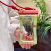 Capa de Celular Impermeável de Verão com Gancho de Orelha Duplo, Capacidade de Tela Sensível ao Toque, Fotografia de Alta Definição, Bolsa de Celular para Pendurar no Pescoço, Bolsa Selada para Flutuação, Bolsa com Airbag