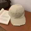 Gorra de Pato de Alta Gama con Visera Plana, Mezclilla Rasgada y Lavada, Gorra de Béisbol para Mujer, Verano, Circunferencia de Cabeza Grande, Visera Ancha, Gorra para Cara Grande