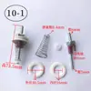 Máquina de correas rueda guía de urdimbre y bobinado anillo de tensión tensor resorte guía de hilo guía de hilo pinza de hilo hilo anti-salto