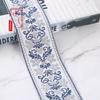 Accesorios de encaje con hojas de empalme de jacquard de estilo étnico, para ropa, cortinas, hogar, diversas decoraciones DIY.