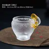 Palacio Cultural y Creativo de la Ciudad Prohibida Estilo Palacio Vidrio Grueso Copa Maestra Taza de Té Grande Individual con Forma de Gato para Uso Doméstico Juego de Té Kung Fu