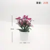 Mini Bonsai Artificial Transfronteiriço Plástico Mosquitinho Planta Verde em Vaso Decoração de Casa Enfeites de Mesa Carro Flores Artificiais