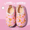 Zapatos Calcetín de Piso de Invierno para Niños y Niñas, Zapatos de Casa Suaves Antideslizantes de Suela Blanda para Interiores, Zapatos de Algodón Aislados con Cobertura en el Talón