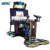 Máquina de juego de disparos de simulación en interiores para niños de Cartoon City, un paraíso para niños, de 55 pulgadas, con doble cañón y forma especial, batalla decisiva, fuego completo.