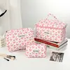 Bolsa de Maquiagem Grande Capacidade de Alta Qualidade, Multifuncional, Multiestilo, Bolsa de Armazenamento Fresca e Simples, Necessaire Portátil Casual e Simples