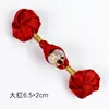 Cheongsam Bai Xi Novo Estilo Chinês Fivela de Disco Folha de Ouro Artesanal Olho de Gato Mandala Fivela de Uma Palavra Roupa Tang Dinastia Han Botões Decorativos