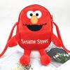 Bolsa Transversal de Pelúcia Fofa de Desenho Animado Japonês e Coreano Bolsa de Celular de Camada Dupla Mini Carteira de Moedas Bordada para Menina Estudante