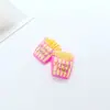Acessórios de Resina DIY Comida Brinquedo Pirulito Batata Frita DIY Creme Capa de Celular Material Acessórios Criativos para Crianças