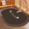 Alfombrilla de Piso Simple de Tierra de Diatomeas de Trébol de Cuatro Hojas, Alfombrilla de Pie para Baño Absorbente de Agua de Secado Rápido, Felpudo Resistente a la Suciedad para Entrada, Disponible para Venta al por Mayor