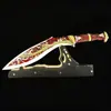 Delta Juego Periférico S10 Elegy Fission Cuchillo de Juguete Grande Depredador Fission con Estuche de Cuero Modelo de Juguete