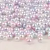 Fantasía Colorido ABS No Poroso 4-10mm Manicura Joyería de Perlas de Imitación Accesorios Cuentas Redondas Hecho a Mano DIY Material de Pegamento de Cristal