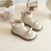 Botas Princesa de Moda Doces para Meninas 2026 Novo Estilo de Inverno Acolchoadas Quentes Botas Martin Botas Curtas com Acabamento de Renda Lolita