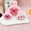 Accesorios de Ramo de Peluche, Conejo de Peluche Relleno de Algodón, Adornos de Castor, Accesorios para el Cabello, Regalos para Ropa, Accesorios, Muñecas