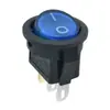 Interruptor Eléctrico Kcd11 Azul con Luz de Tres Pines de Dos Velocidades Basculante con Luz Fuente de Alimentación Interruptor Pequeño Certificado de Seguridad CQC