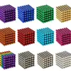 Ímãs Magnéticos Fortes N52 3-10mm Mais Vendidos Transfronteiriços, Blocos de Construção Magnéticos Versáteis para Adultos Aliviarem o Estresse e Benéficos para Crianças