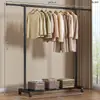 Cabide de roupas para interior de casa, quarto, cabide de chão, varal de varanda, varal de roupas