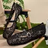 Sandalias Transpirables de Suela Blanda con Punta Abierta para Mujer Verano 2026 Nuevos Mocasines de Malla con Encaje de Corte Bajo de Suela Plana Estilo Hada Zapatos Individuales