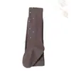 Novas leggings de algodão tricotado de outono para crianças, meias-calças finas com listras verticais e padrão de estrelas, calças da moda estilo coreano